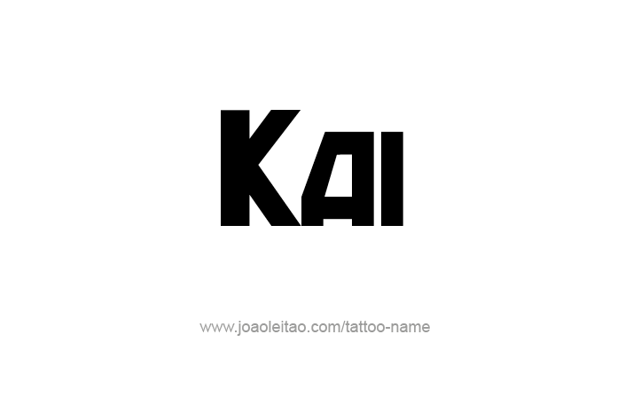 Tattoo Design Name Kai   
