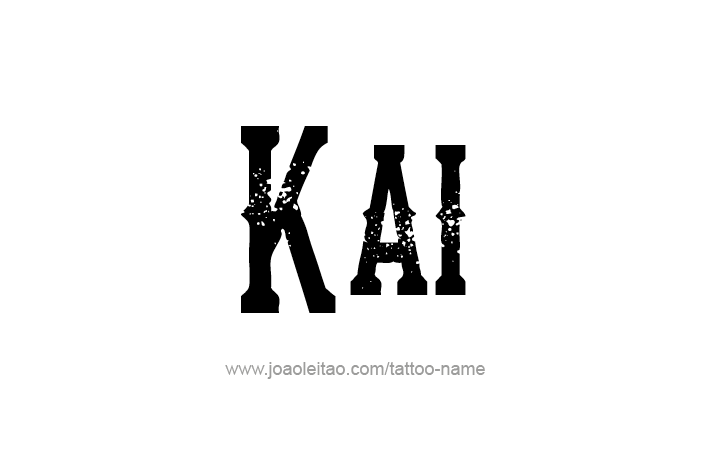 Tattoo Design Name Kai   