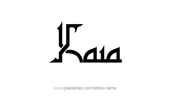 Tattoo Design Name Kaia   