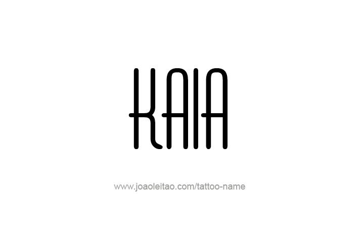 Tattoo Design Name Kaia   