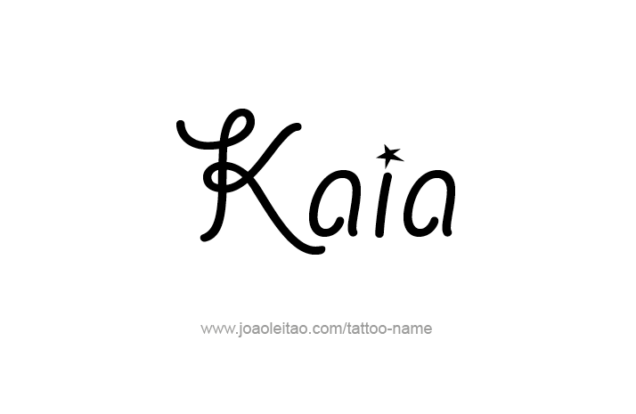 Tattoo Design Name Kaia   