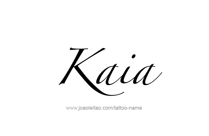 Tattoo Design Name Kaia   