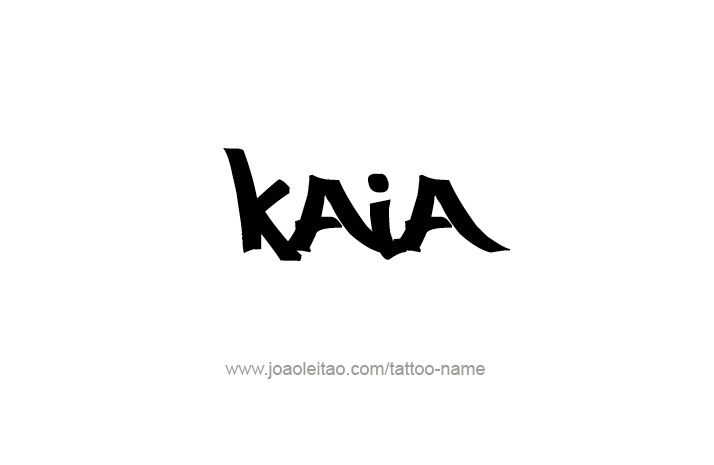 Tattoo Design Name Kaia   