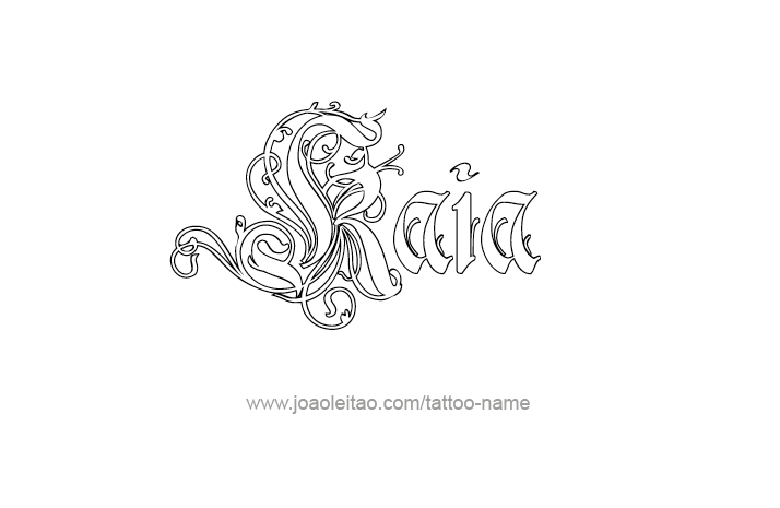 Tattoo Design Name Kaia   