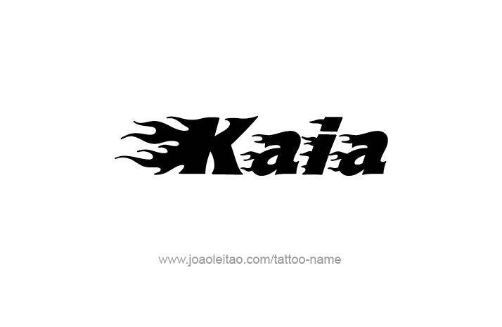 Tattoo Design Name Kaia   