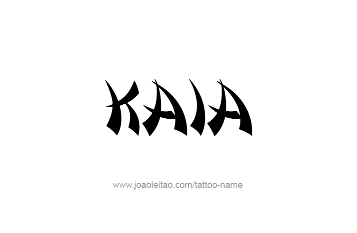 Tattoo Design Name Kaia   