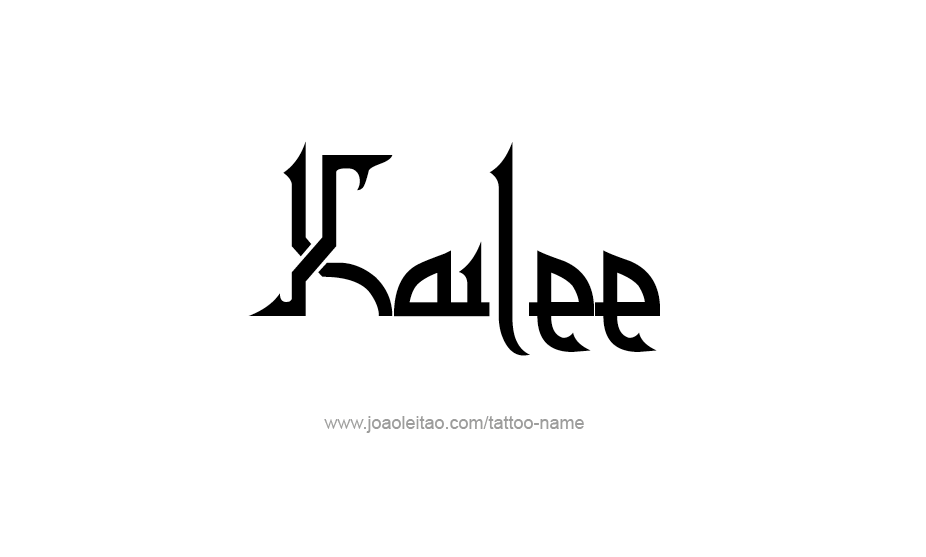 Tattoo Design Name Kailee   