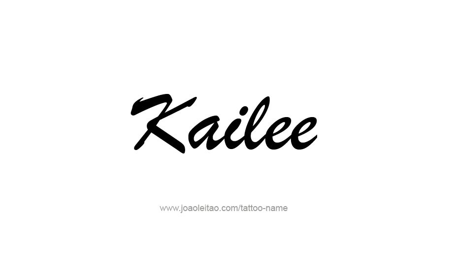 Tattoo Design Name Kailee   