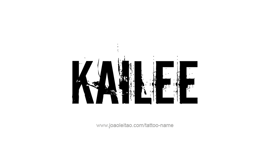 Tattoo Design Name Kailee   