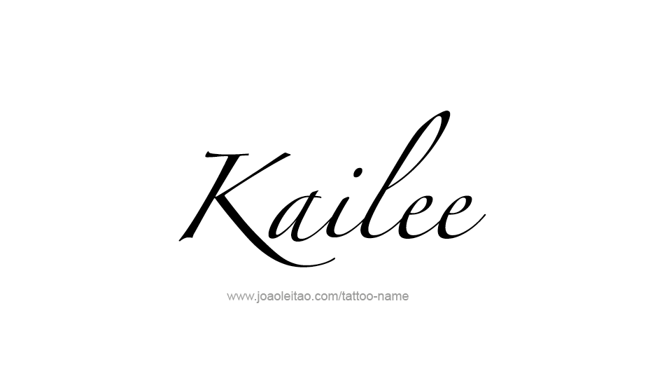 Tattoo Design Name Kailee   