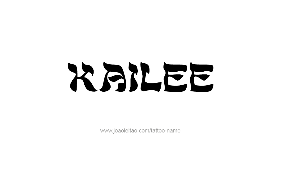 Tattoo Design Name Kailee   