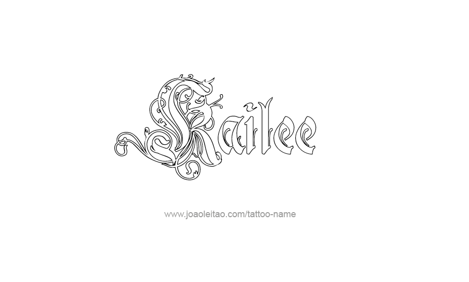 Tattoo Design Name Kailee   