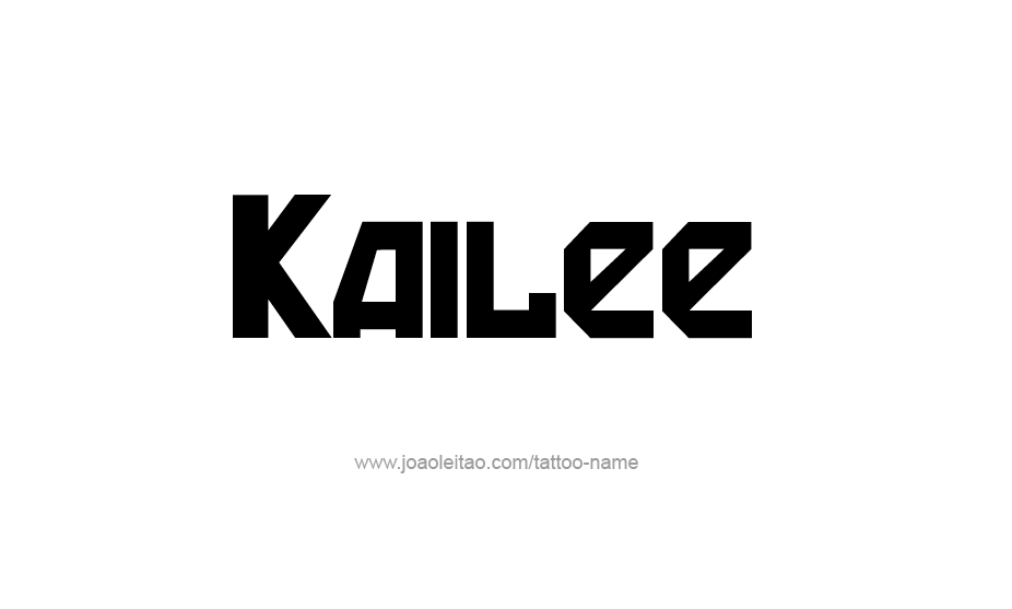 Tattoo Design Name Kailee   