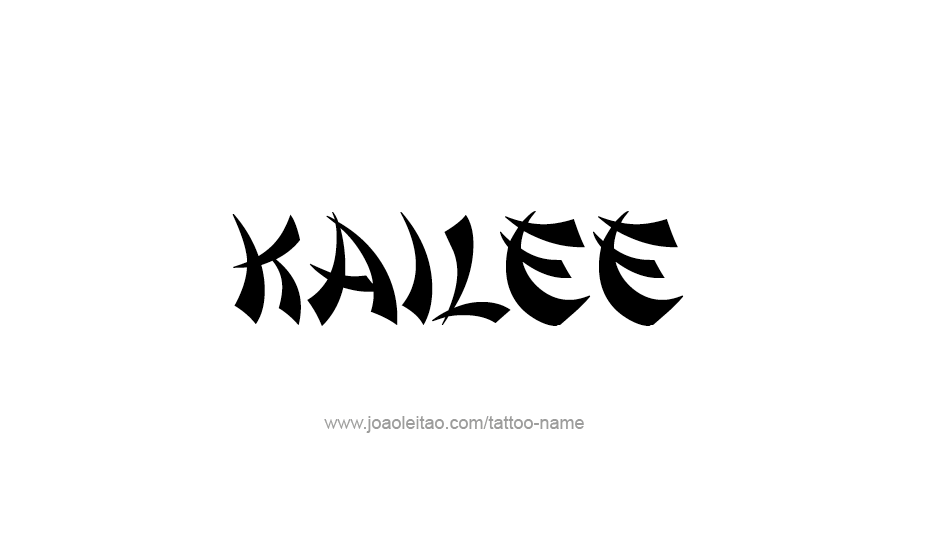 Tattoo Design Name Kailee   