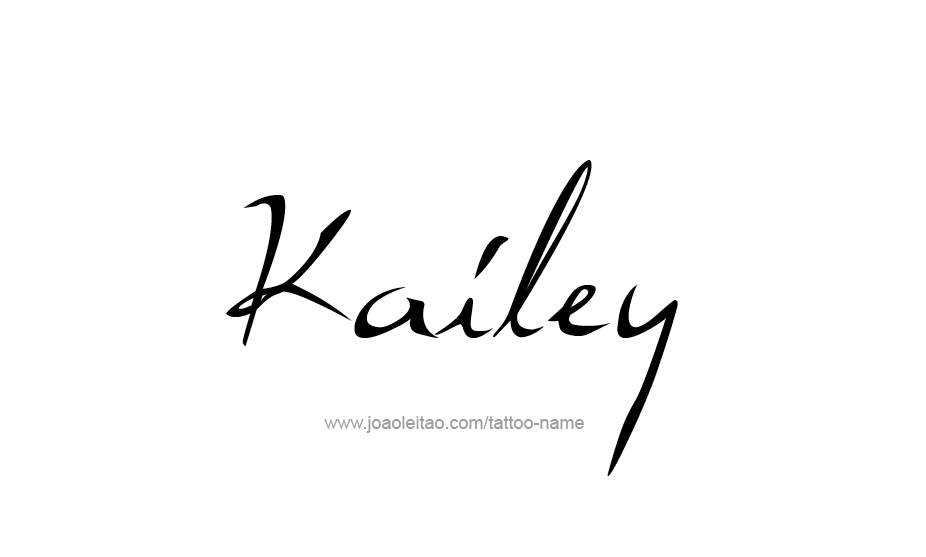 Tattoo Design Name Kailey   