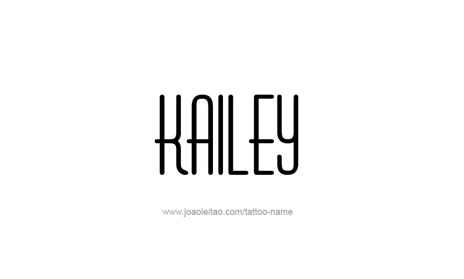 Tattoo Design Name Kailey   