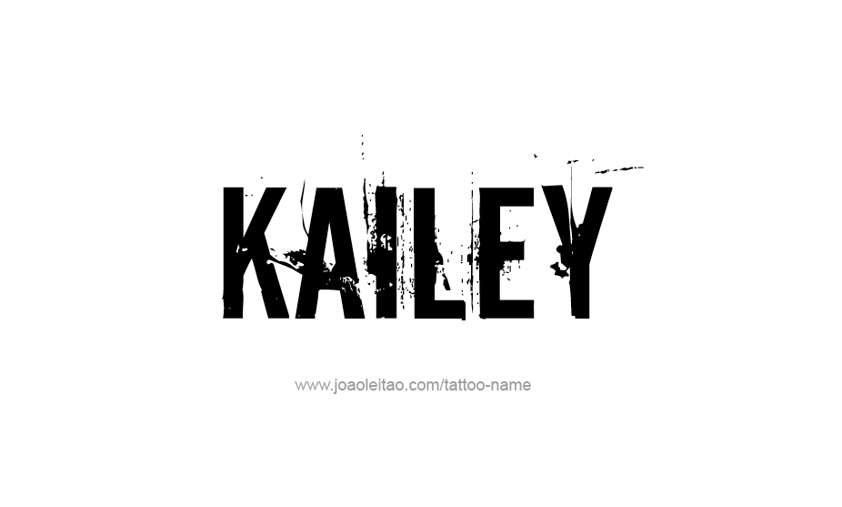 Tattoo Design Name Kailey   