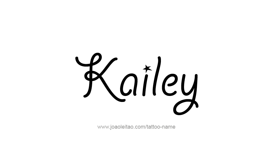 Tattoo Design Name Kailey   