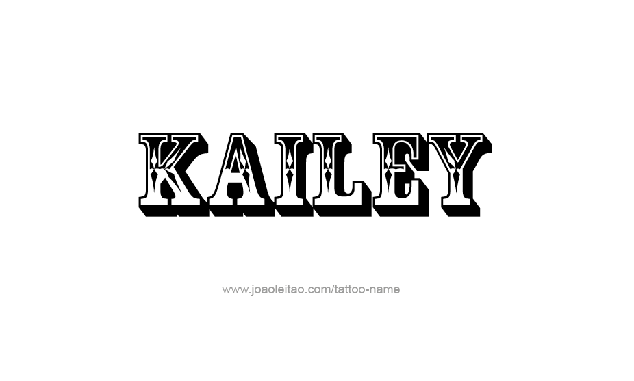 Tattoo Design Name Kailey   