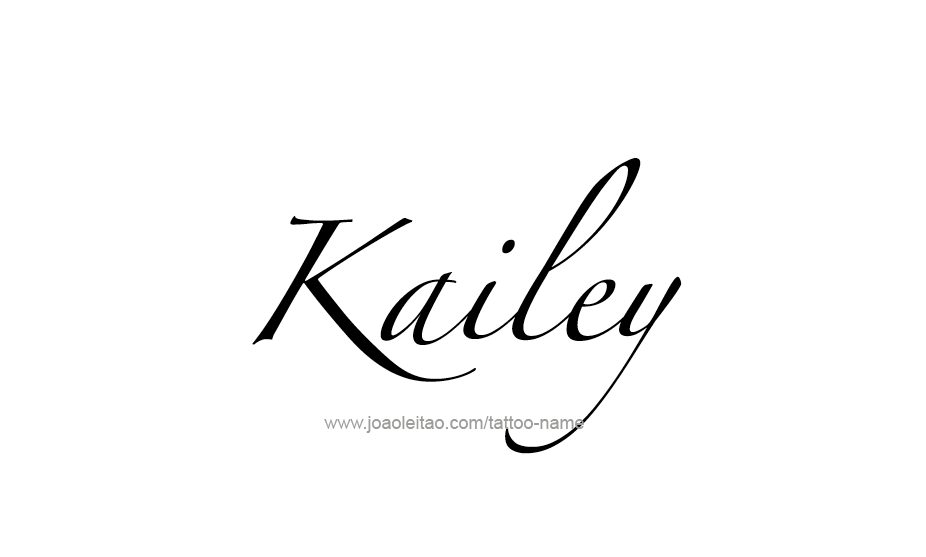 Tattoo Design Name Kailey   