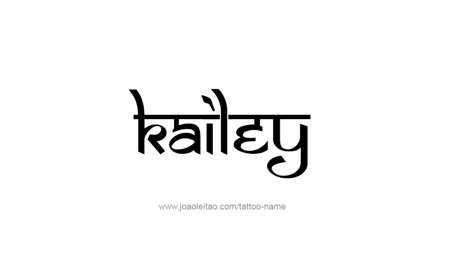 Tattoo Design Name Kailey   