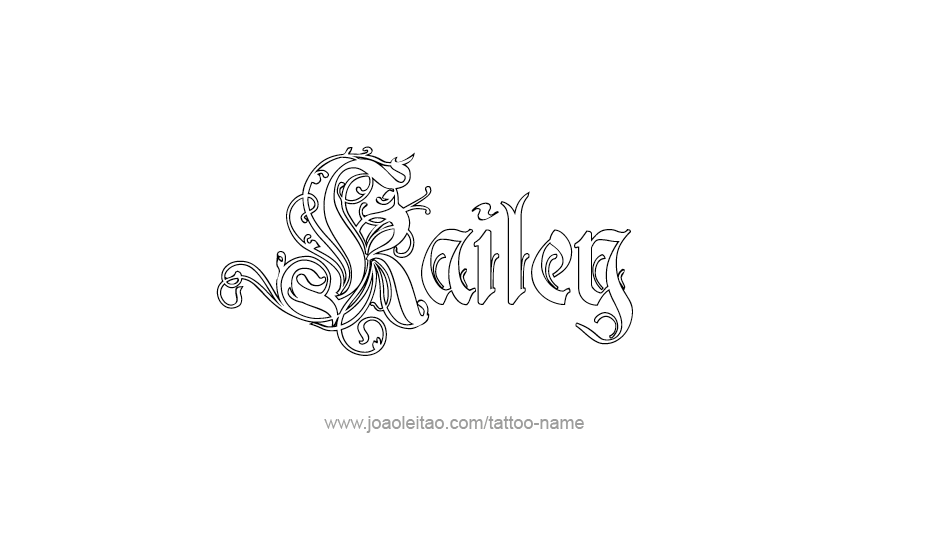 Tattoo Design Name Kailey   