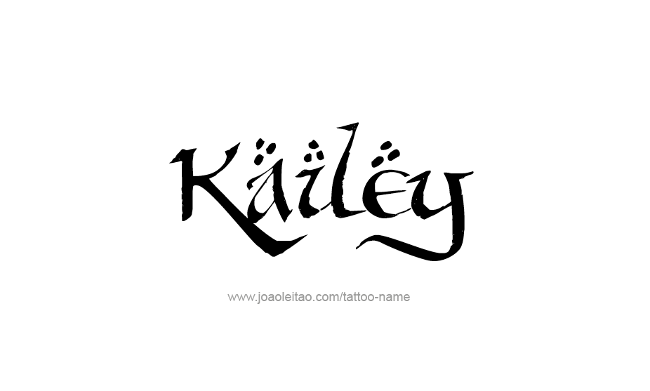 Tattoo Design Name Kailey   