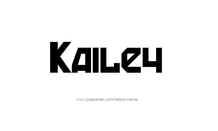 Tattoo Design Name Kailey   