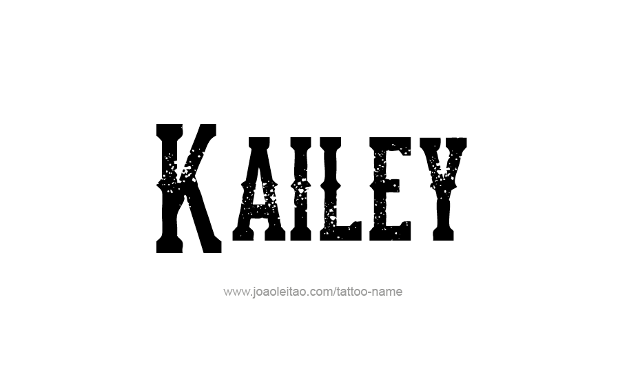 Tattoo Design Name Kailey   