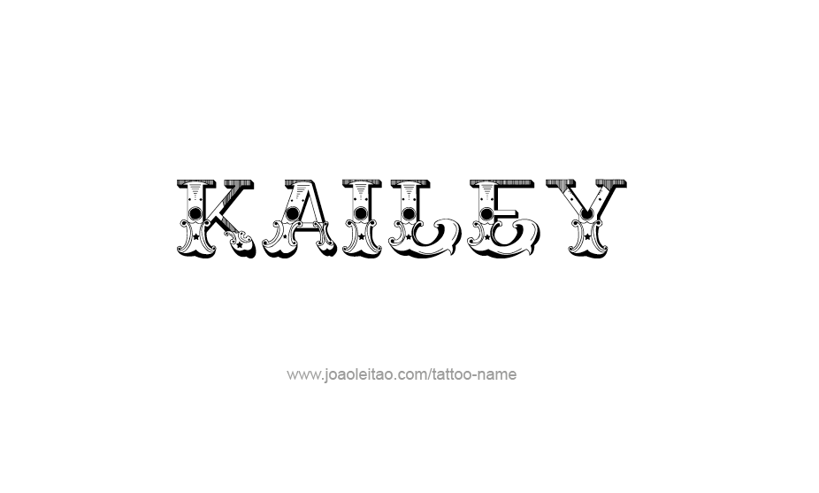 Tattoo Design Name Kailey   