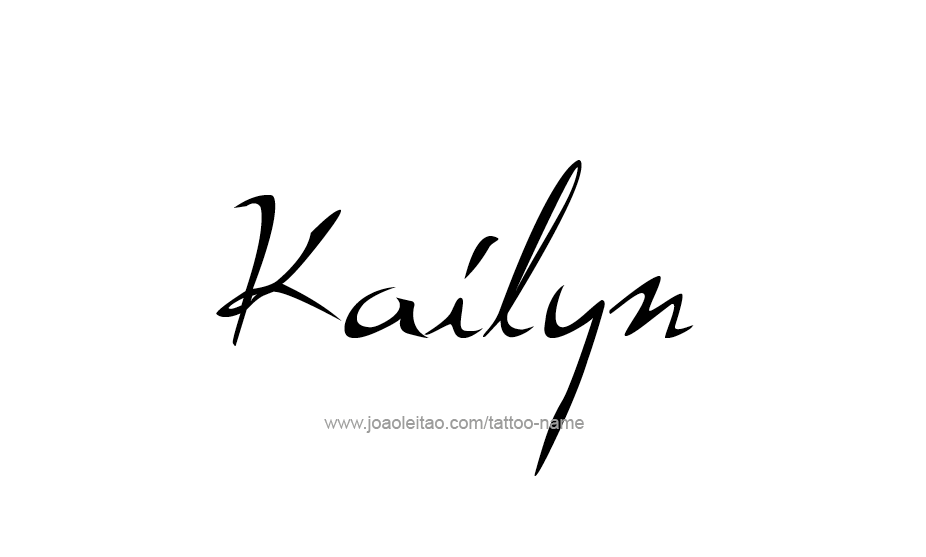 Tattoo Design Name Kailyn   