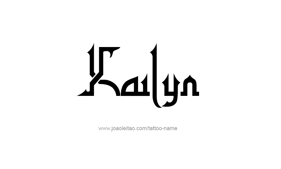 Tattoo Design Name Kailyn   