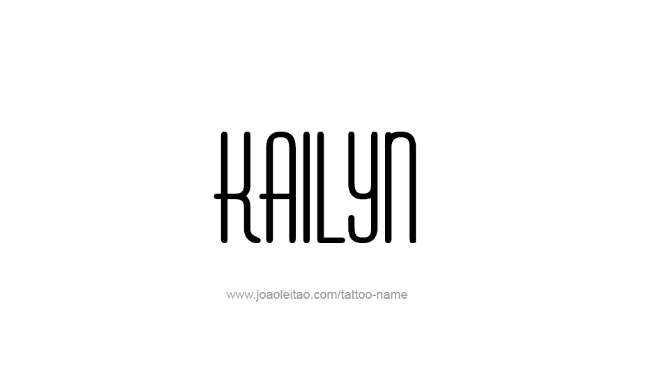 Tattoo Design Name Kailyn   