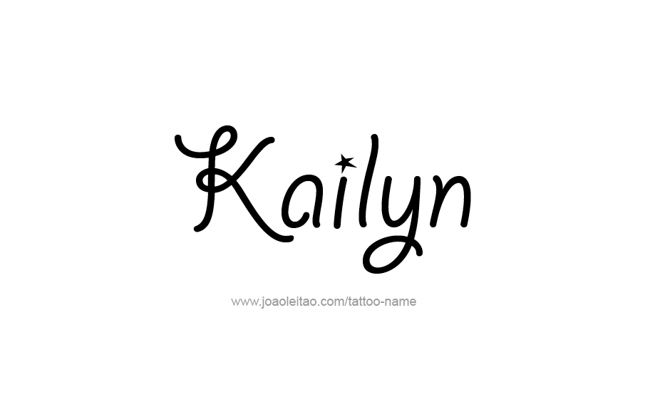 Tattoo Design Name Kailyn   