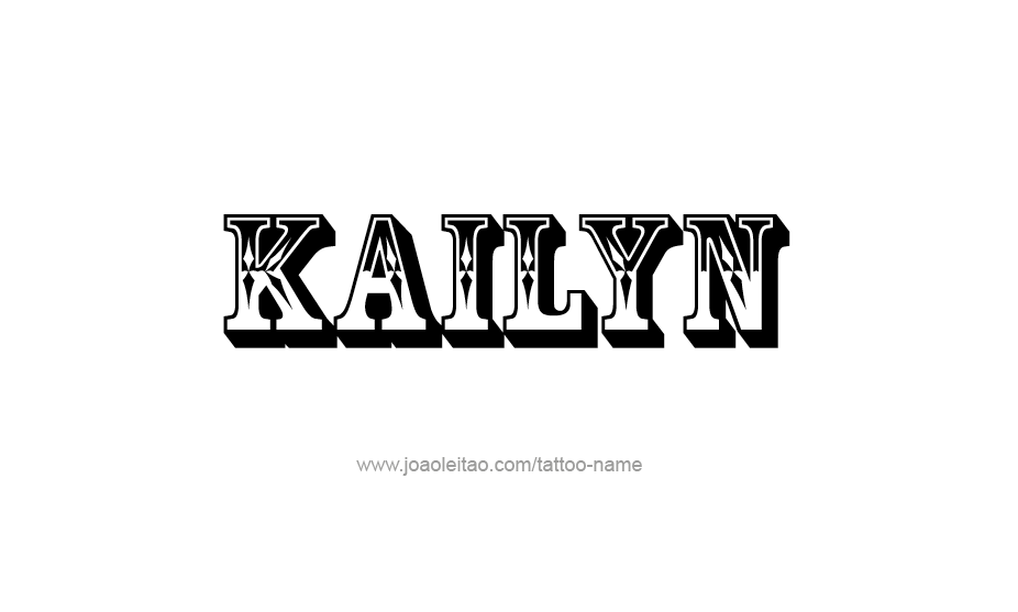 Tattoo Design Name Kailyn   