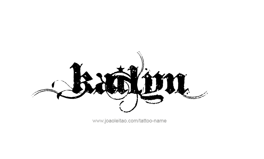 Tattoo Design Name Kailyn   