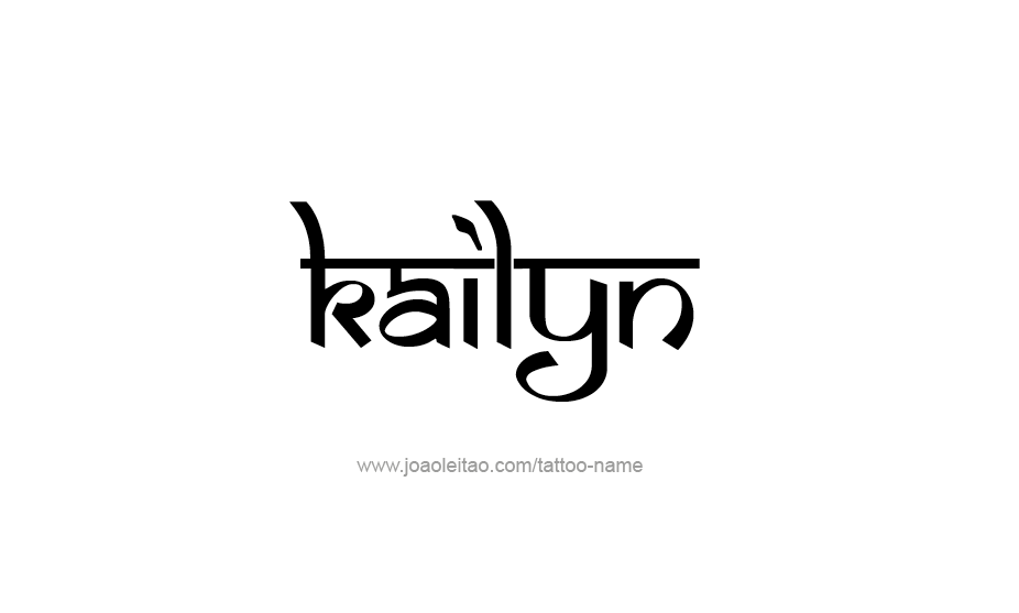 Tattoo Design Name Kailyn   