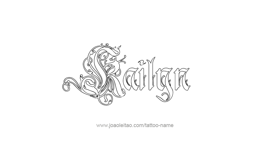 Tattoo Design Name Kailyn   