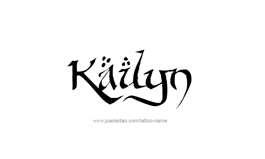 Tattoo Design Name Kailyn   