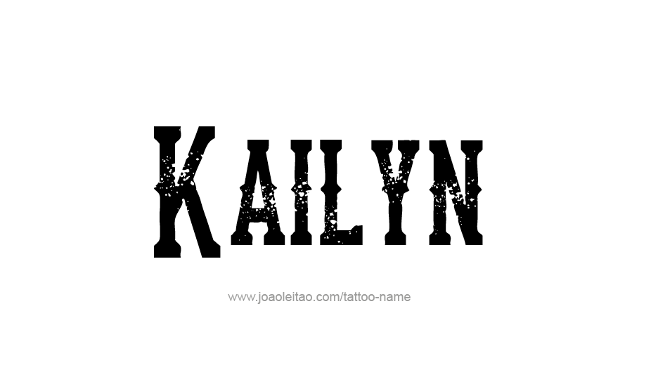 Tattoo Design Name Kailyn   