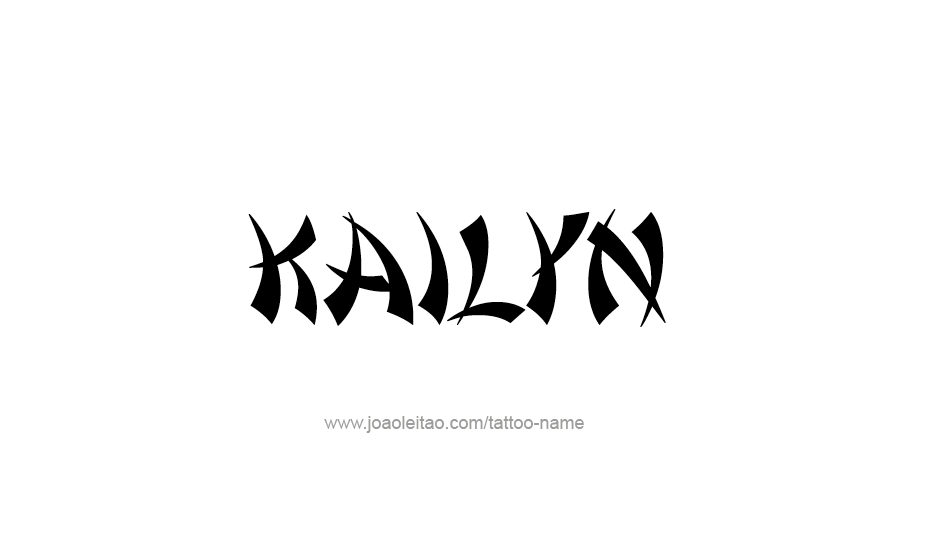 Tattoo Design Name Kailyn   