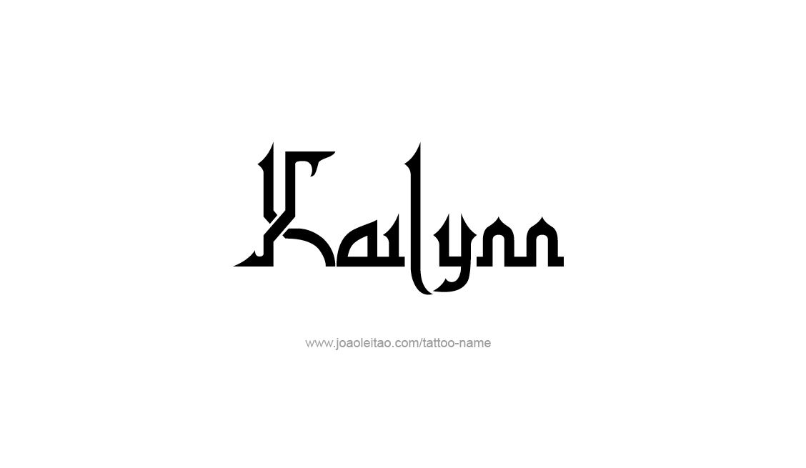 Tattoo Design Name Kailynn   