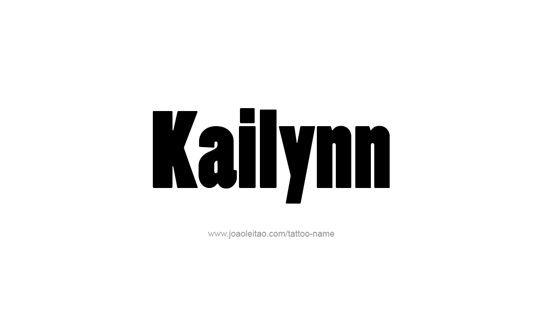 Tattoo Design Name Kailynn   