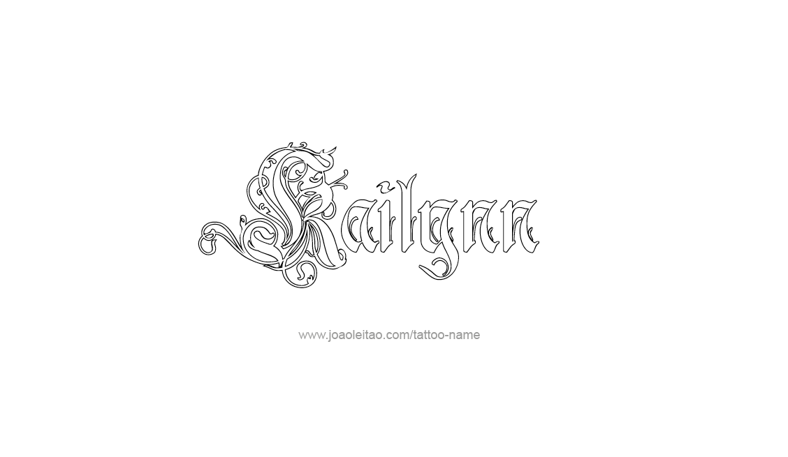 Tattoo Design Name Kailynn   