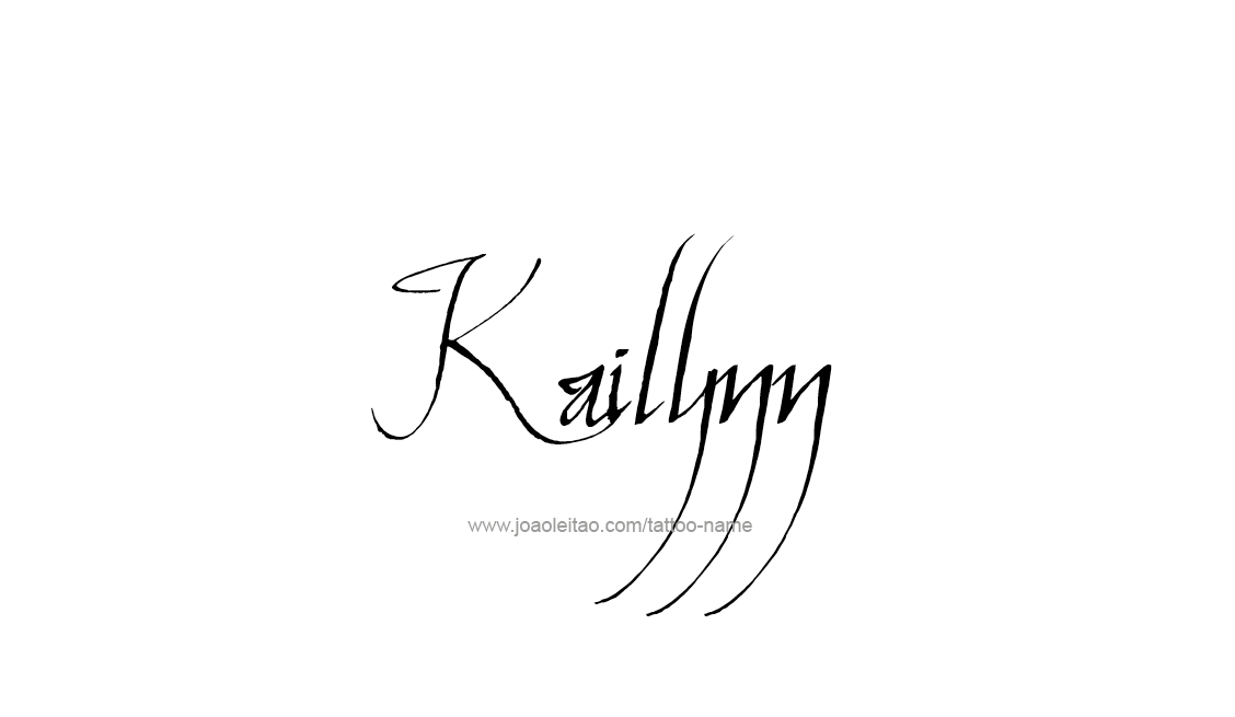 Tattoo Design Name Kailynn   