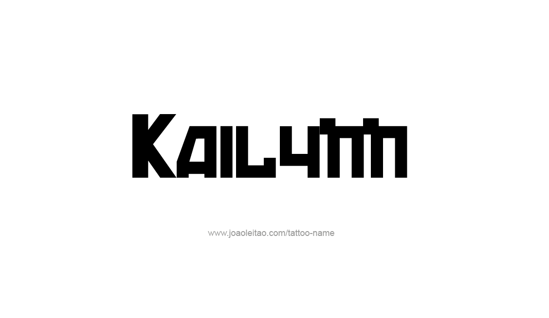 Tattoo Design Name Kailynn   