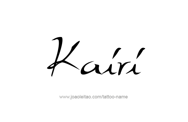 Tattoo Design Name Kairi   