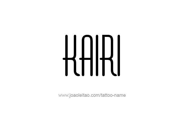 Tattoo Design Name Kairi   