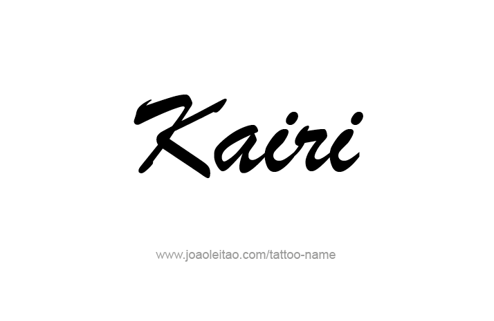 Tattoo Design Name Kairi   