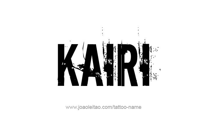 Tattoo Design Name Kairi   